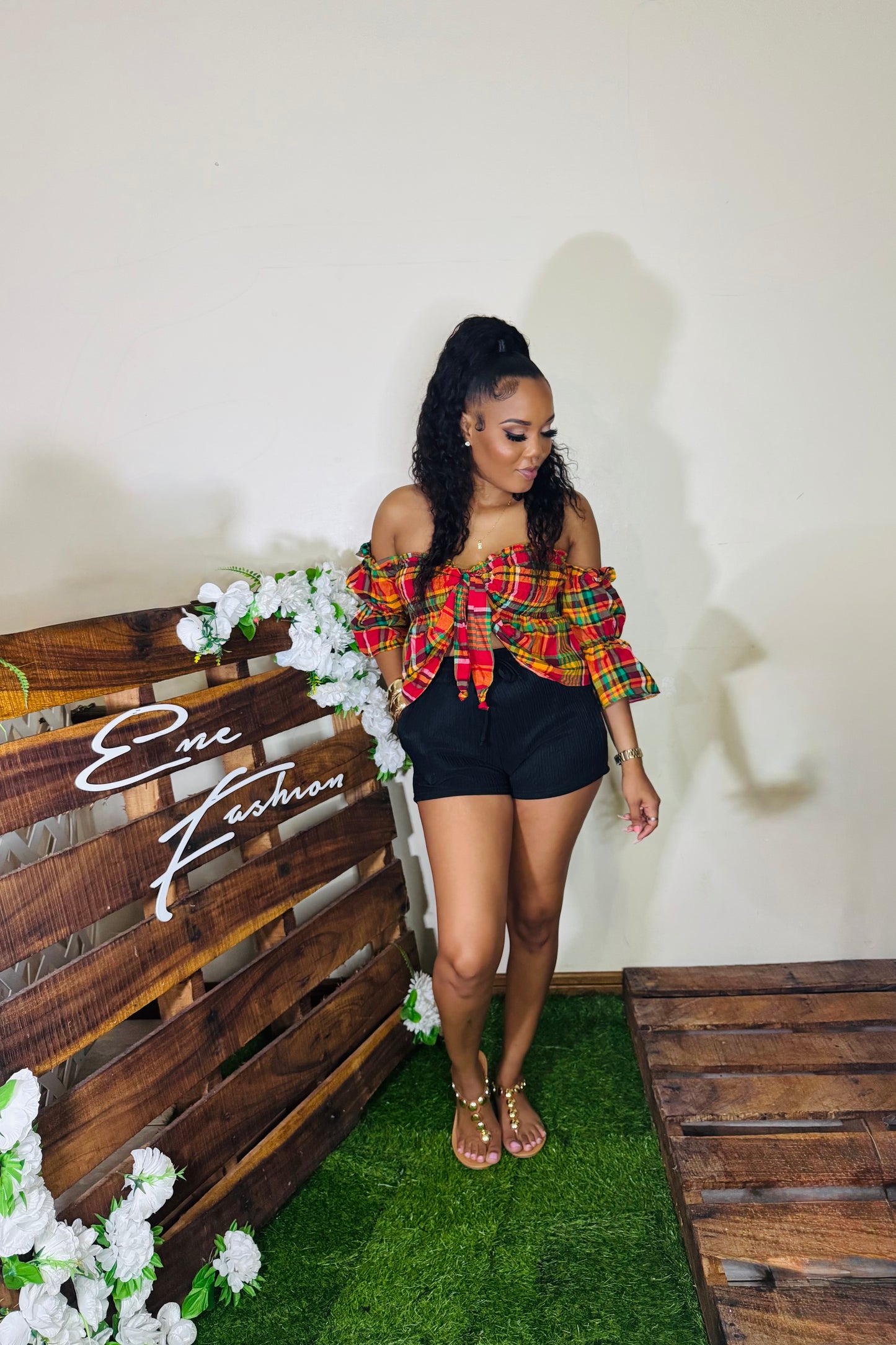 Off Shoulder Creole Top